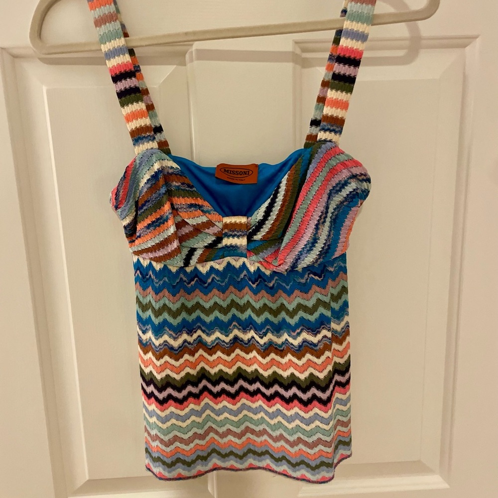 Missoni Vibrant Zigzag Tank Top
